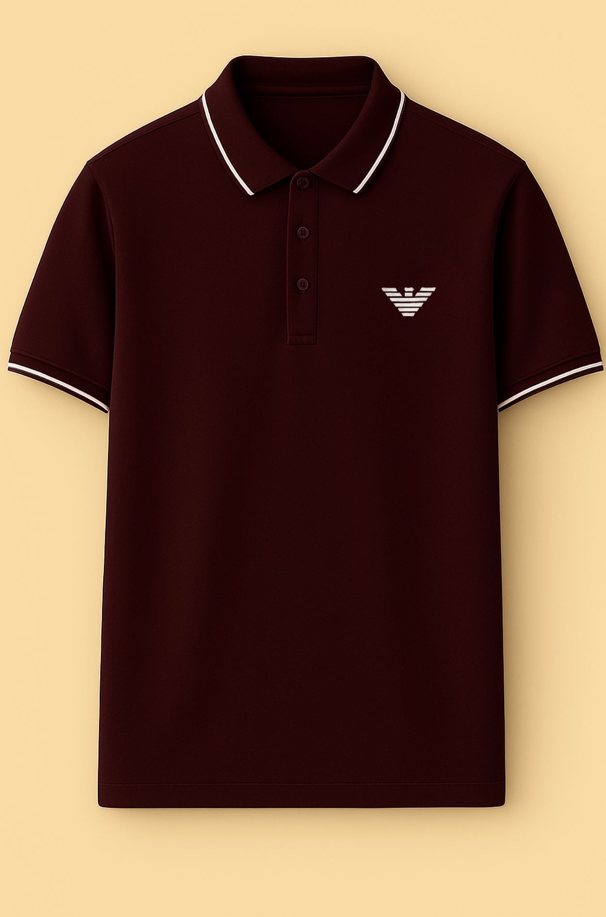 Armani Polo - Maroon