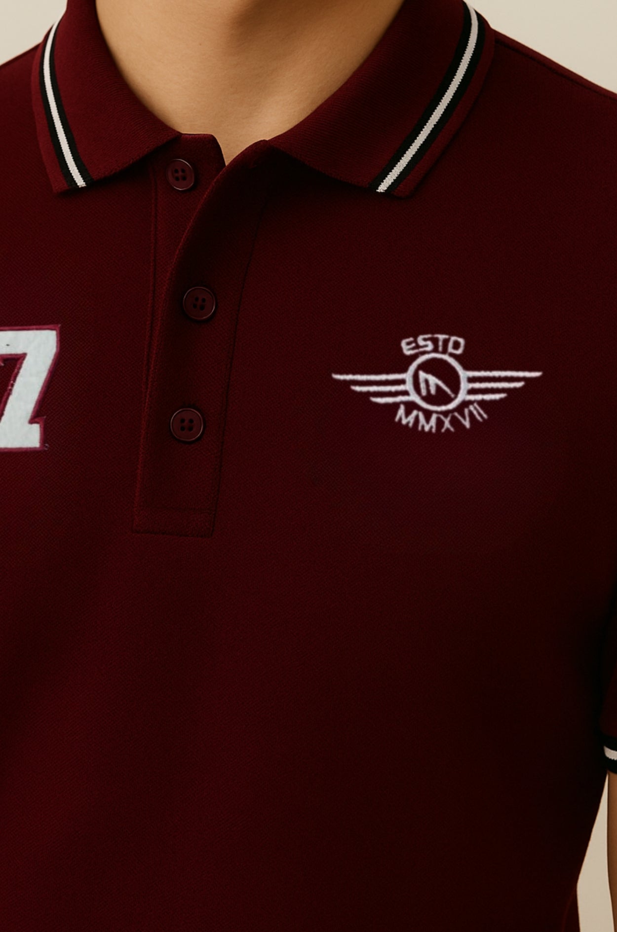 ESTD POLO - MAROON