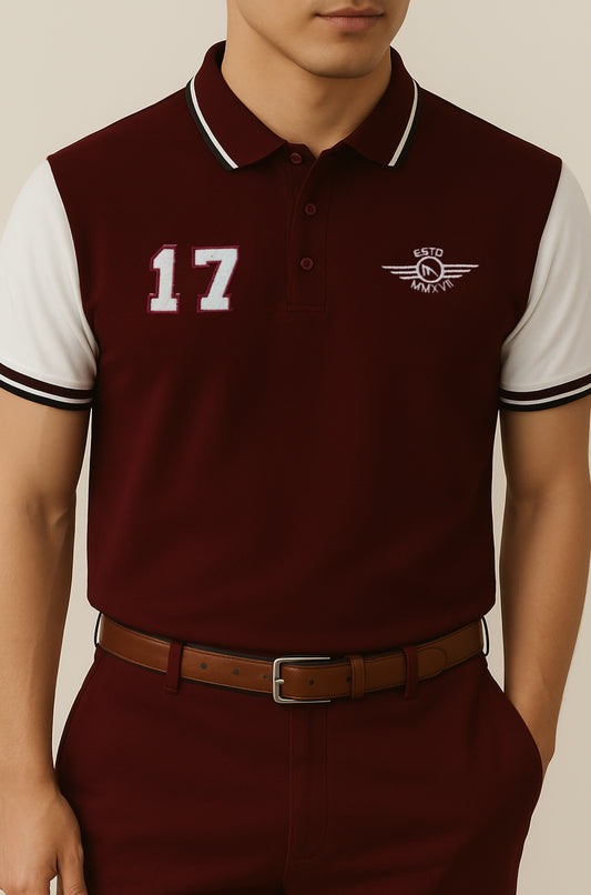 ESTD POLO - MAROON