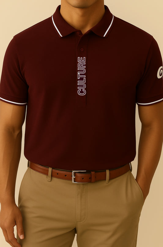 Culture Polo - Maroon