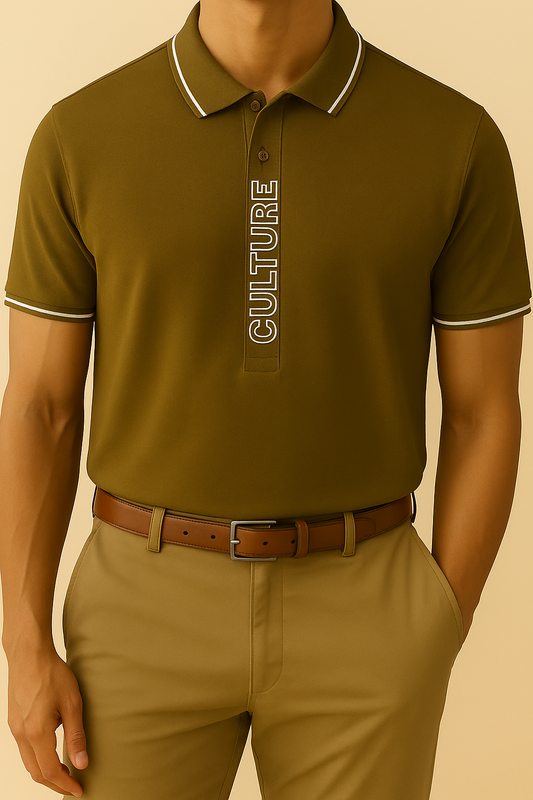 Culture Polo - Mustard Olive